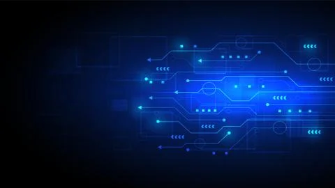 Circuit technology background Stock Illustration