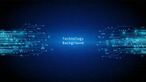 Circuit technology background Stock Illustration