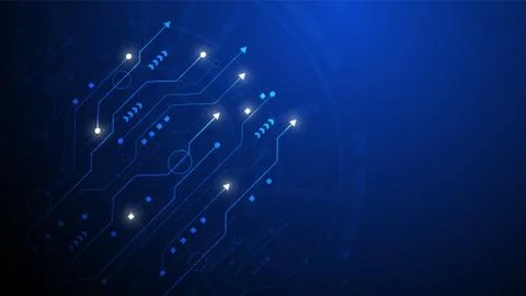 Circuit technology background Stock Illustration