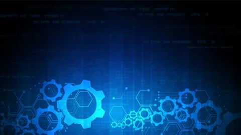 Circuit technology background Stock Illustration