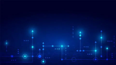 Circuit technology background Stock Illustration