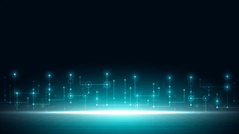 Circuit technology background Stock Illustration