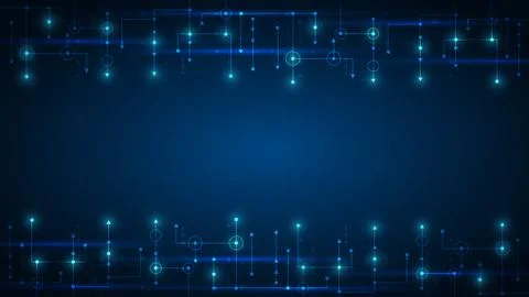 Circuit technology background Stock Illustration