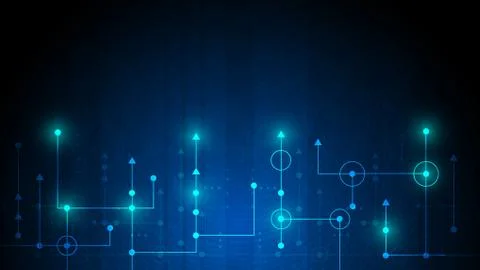 Circuit technology background Stock Illustration