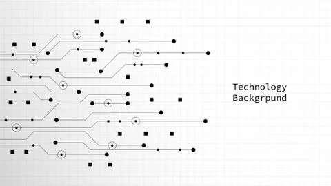 Circuit technology background Stock Illustration