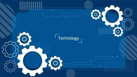 Circuit technology background Stock Illustration