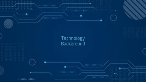 Circuit technology background Stock Illustration