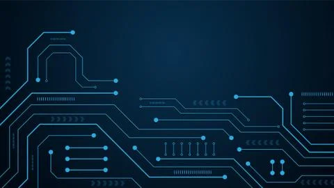 Circuit technology background Stock Illustration