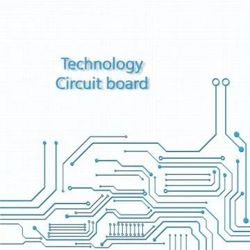 Circuit technology background Stock Illustration
