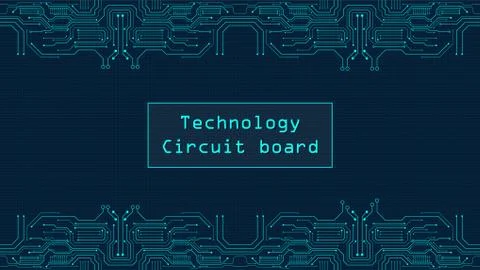 Circuit technology background Stock Illustration