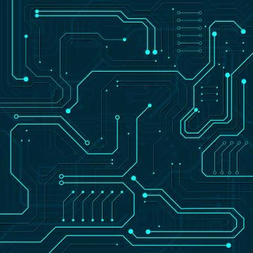 Circuit technology background Stock Illustration