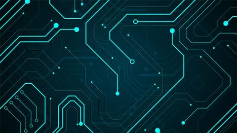 Circuit technology background Stock Illustration