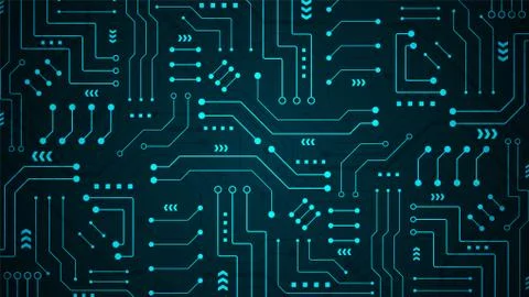 Circuit technology background Stock Illustration