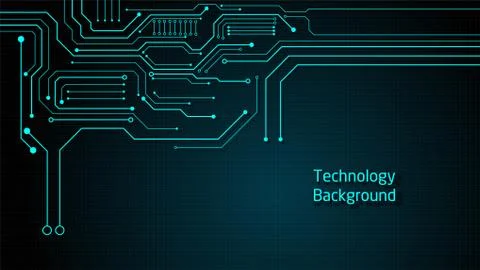 Circuit technology background Stock Illustration