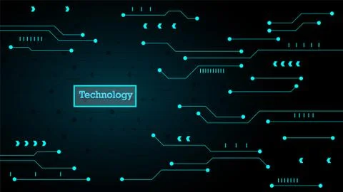 Circuit technology background Stock Illustration