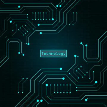 Circuit technology background Stock Illustration