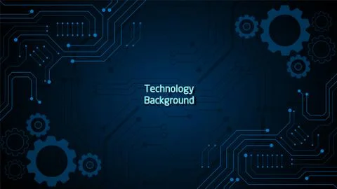 Circuit technology background Stock Illustration