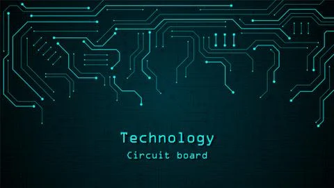 Circuit technology background Stock Illustration