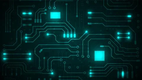 Circuit technology background Stock Illustration