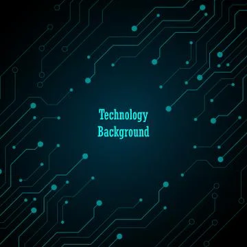 Circuit technology background Stock Illustration