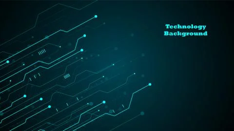 Circuit technology background Stock Illustration