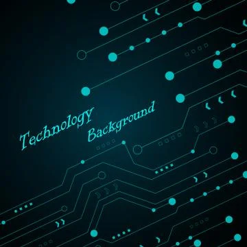 Circuit technology background Stock Illustration