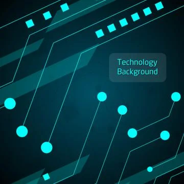 Circuit technology background Stock Illustration