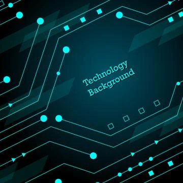 Circuit technology background Stock Illustration