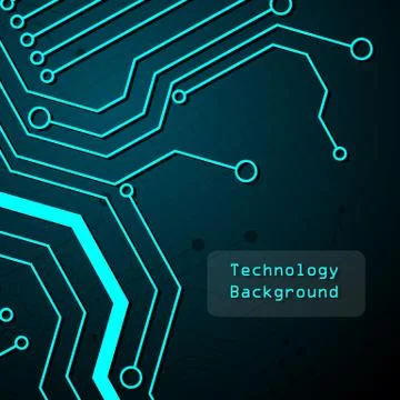 Circuit technology background Stock Illustration