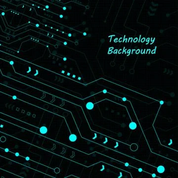Circuit technology background Stock Illustration