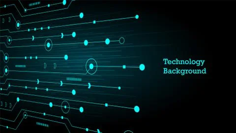 Circuit technology background Stock Illustration