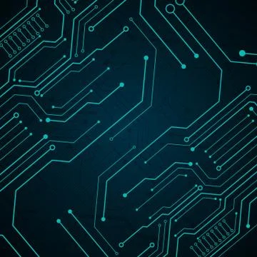 Circuit technology background Stock Illustration