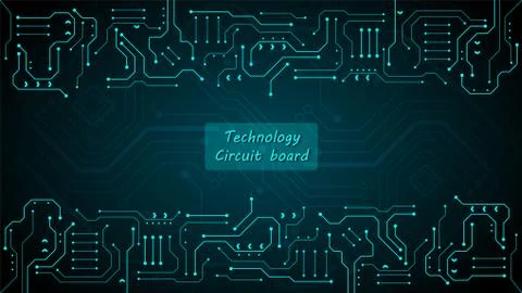 Circuit technology background 스톡 일러스트