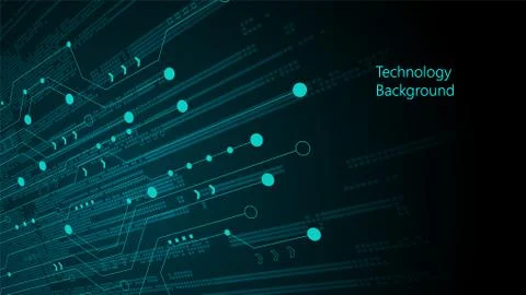 Circuit technology background Stock Illustration
