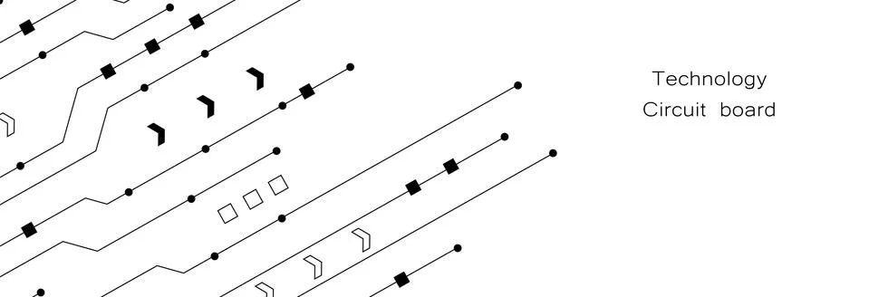 Circuit technology background Stock Illustration