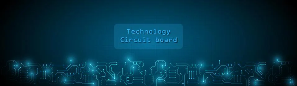 Circuit technology background Stock Illustration