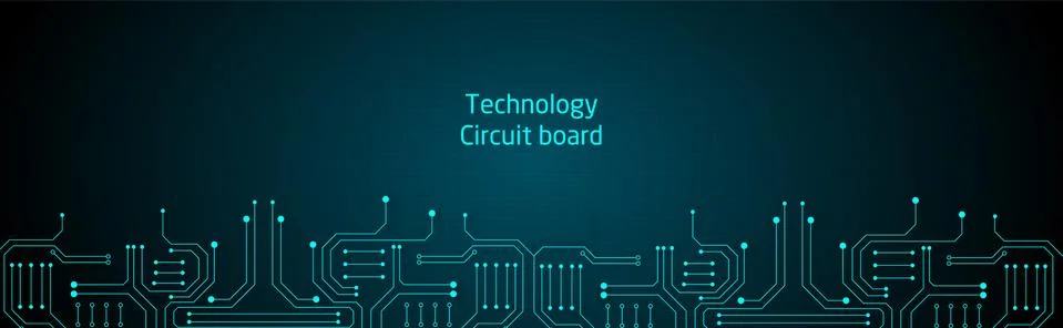 Circuit technology background Stock Illustration