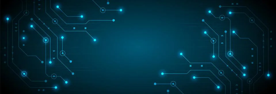 Circuit technology background Stock Illustration