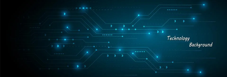 Circuit technology background Stock Illustration