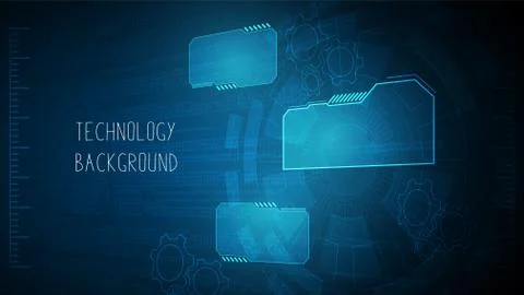 Circuit technology background Stock Illustration