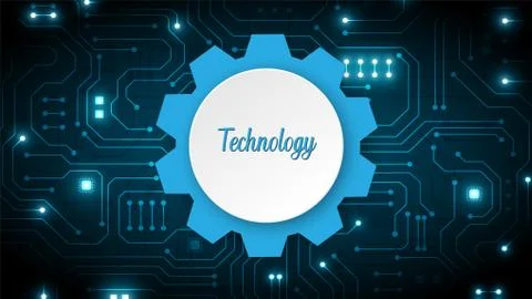 Circuit technology background Stock Illustration