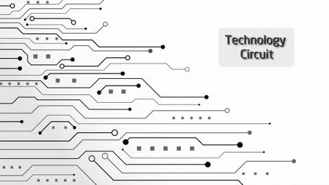 Circuit technology background Stock Illustration