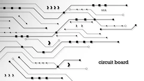 Circuit technology background Stock Illustration