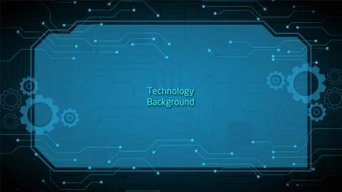 Circuit technology background Stock Illustration