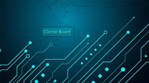 Circuit technology background Stock Illustration