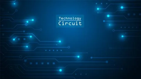 Circuit technology background Stock Illustration