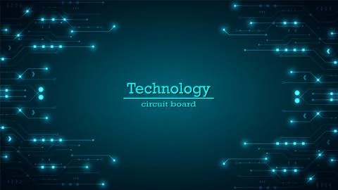 Circuit technology background Stock Illustration