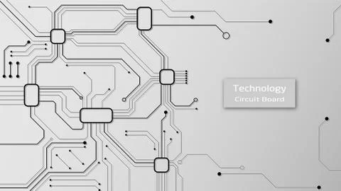 Circuit technology background Stock Illustration