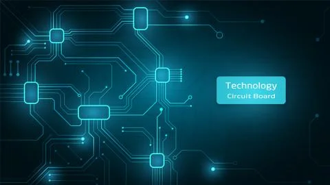 Circuit technology background Stock Illustration