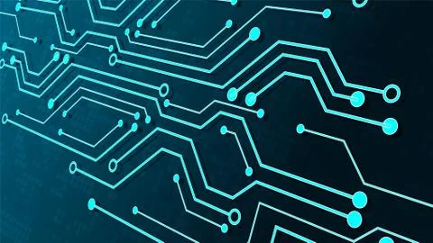 Circuit technology background Stock Illustration